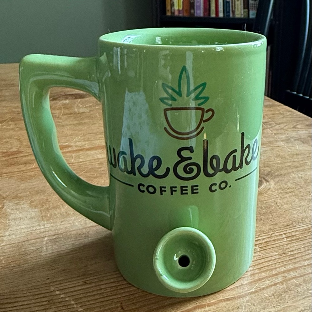 Wake & Bake Coffee Co. Green Mug